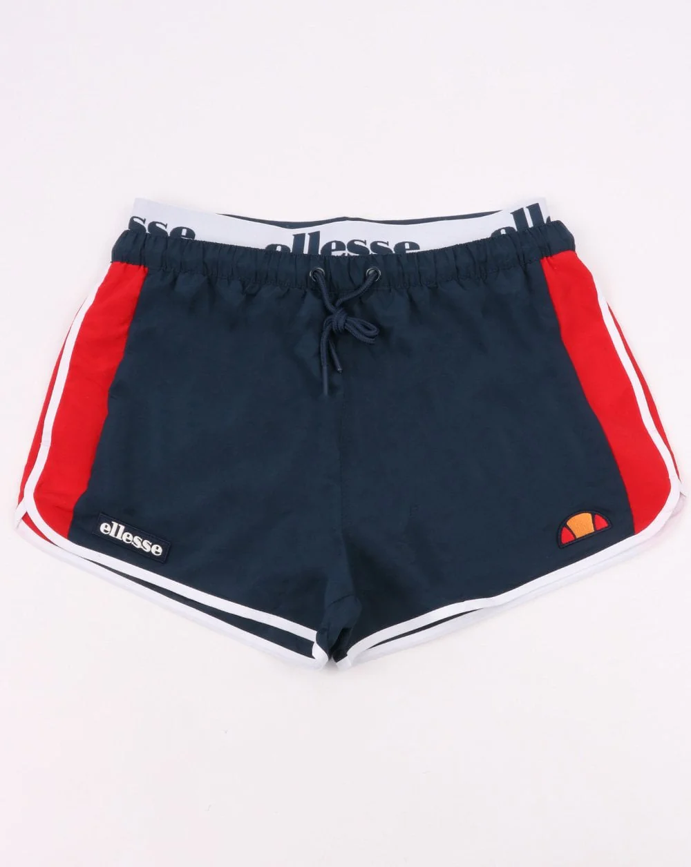 Ellesse Nasello Swim Shorts Navy/red