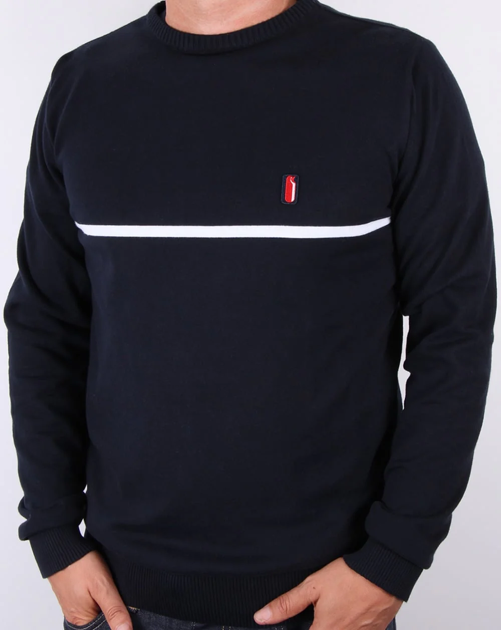 Ellesse Penguin Bormio Cotton Jumper Navy