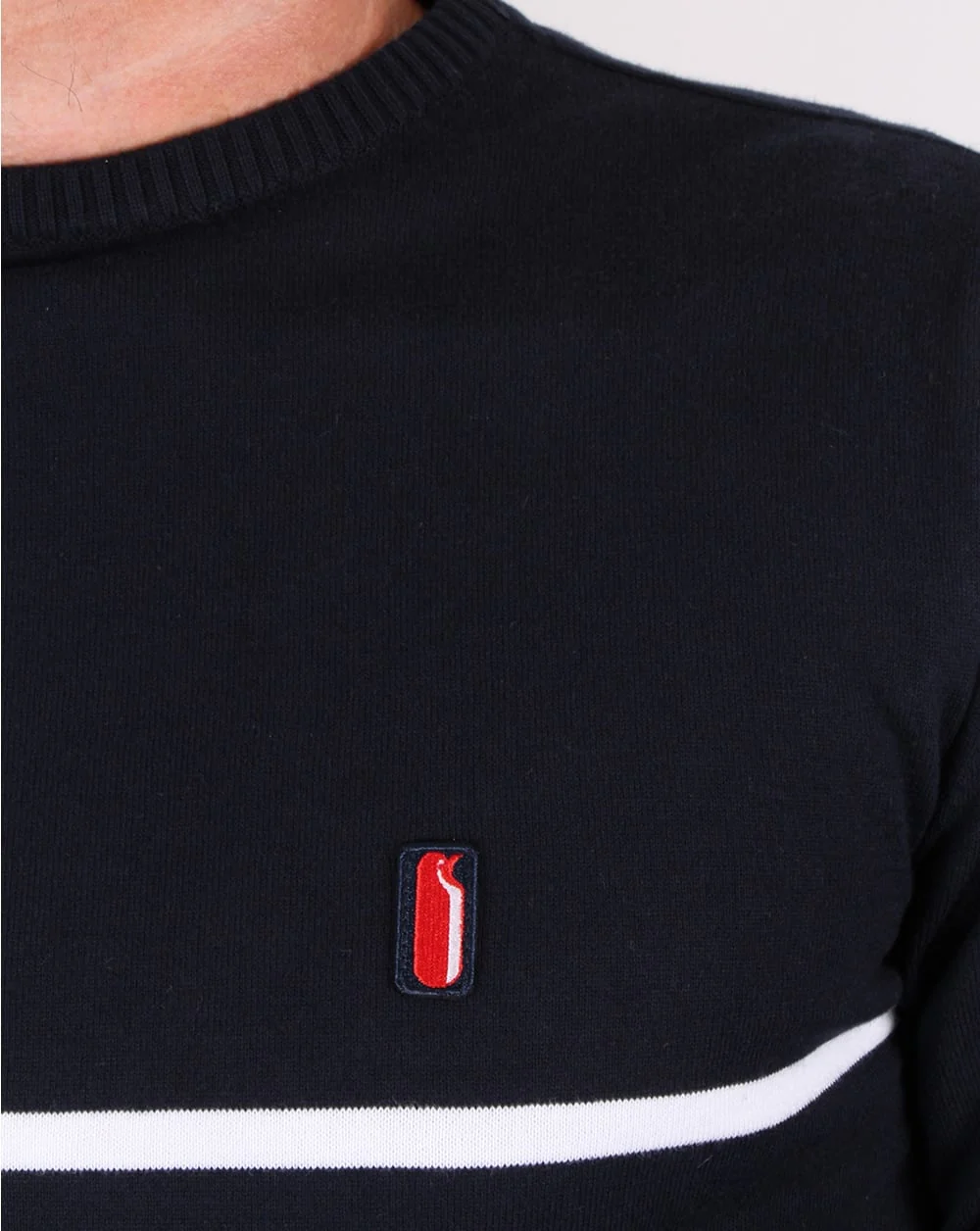 Ellesse Penguin Bormio Cotton Jumper Navy - Image 2