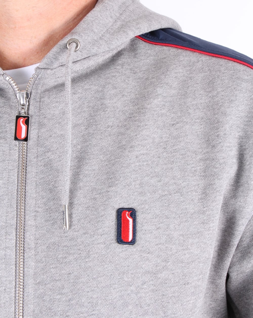 Ellesse Penguin Hoody Charcoal Marl - Image 3