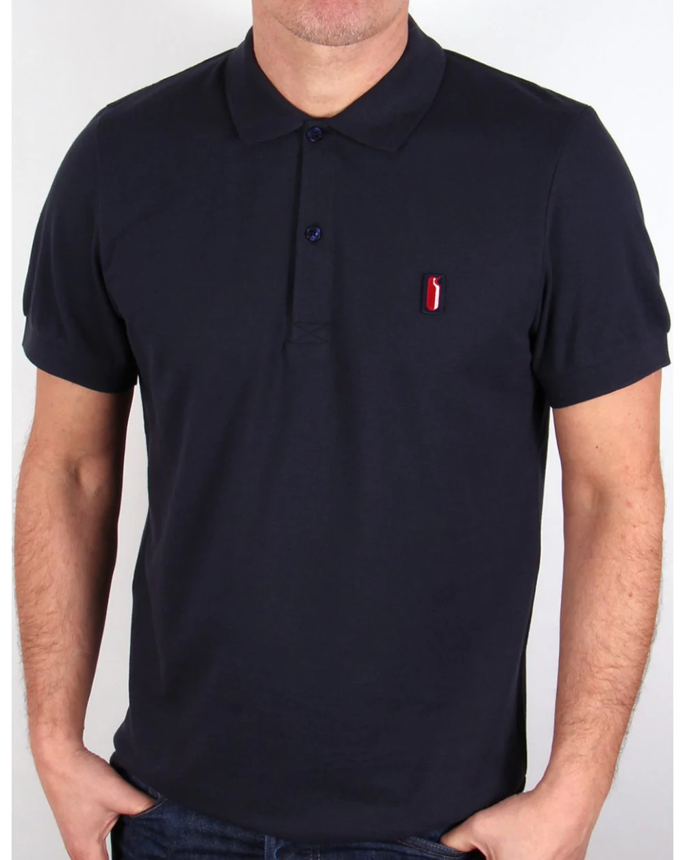 Ellesse Penguin Polo Shirt Navy Blue
