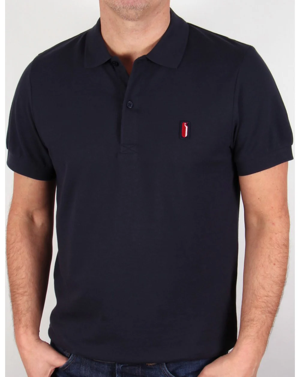 Ellesse Penguin Polo Shirt Navy Blue - Image 4