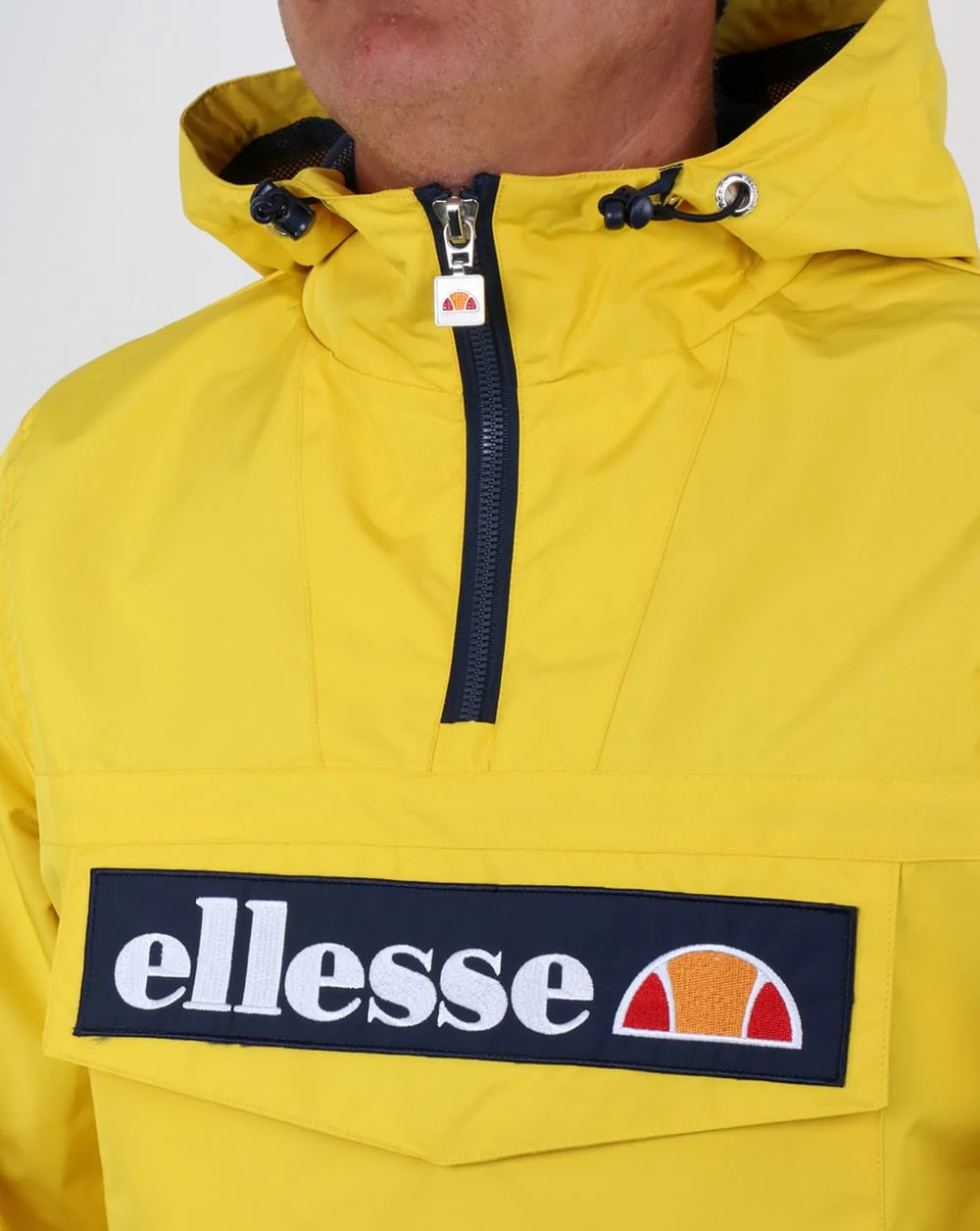 Ellesse Quarter Zip Overhead Jacket Yellow - Image 2