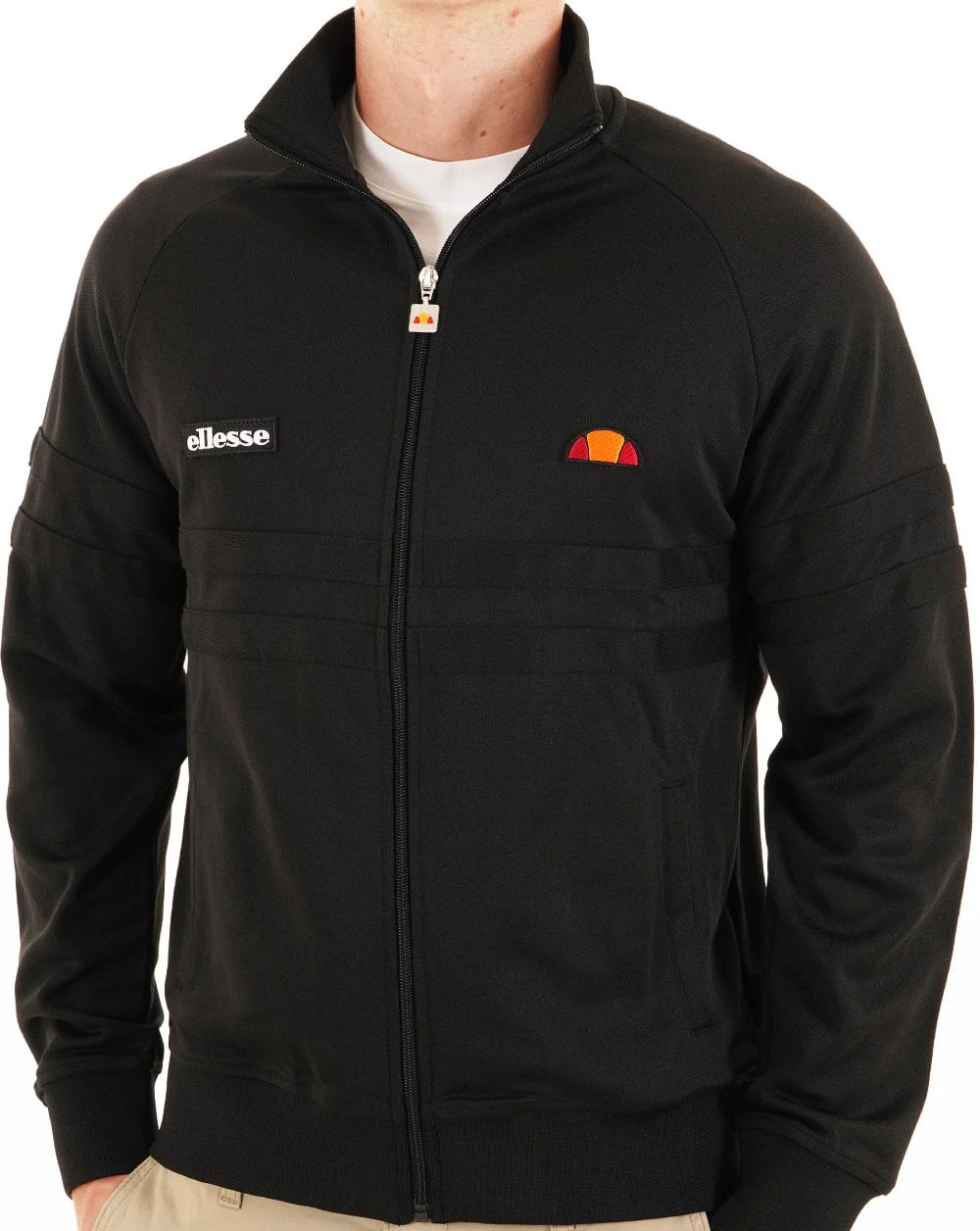 Ellesse Rimini Track Top Black Mono - Image 3
