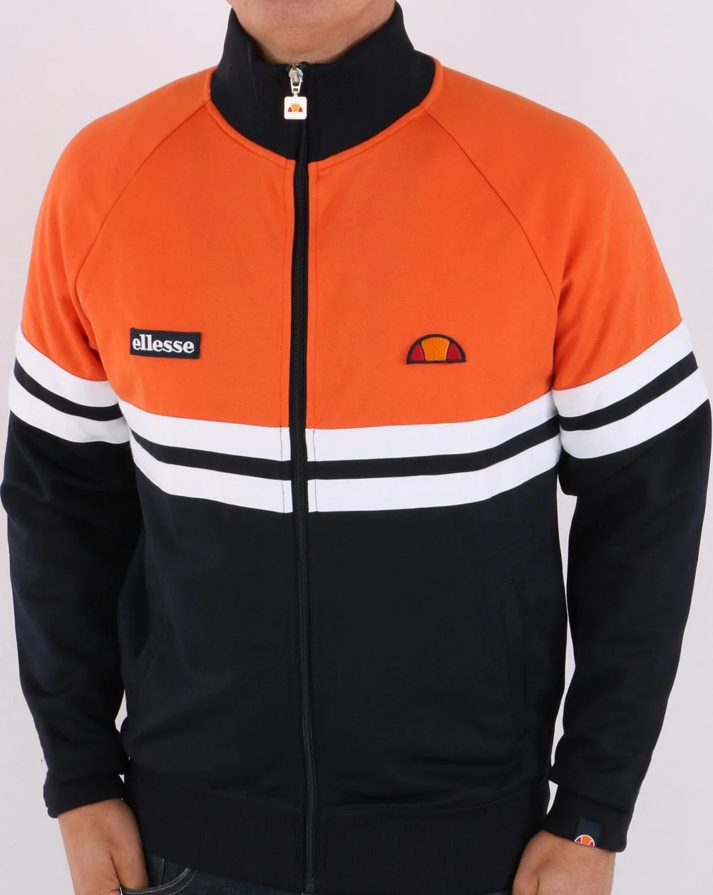 Ellesse Rimini Track Top Navy/orange - Image 4