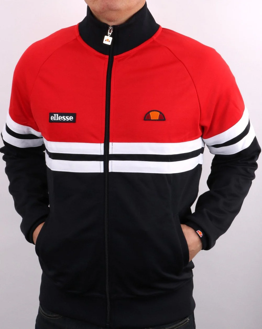 Ellesse Rimini Track Top Navy/Red