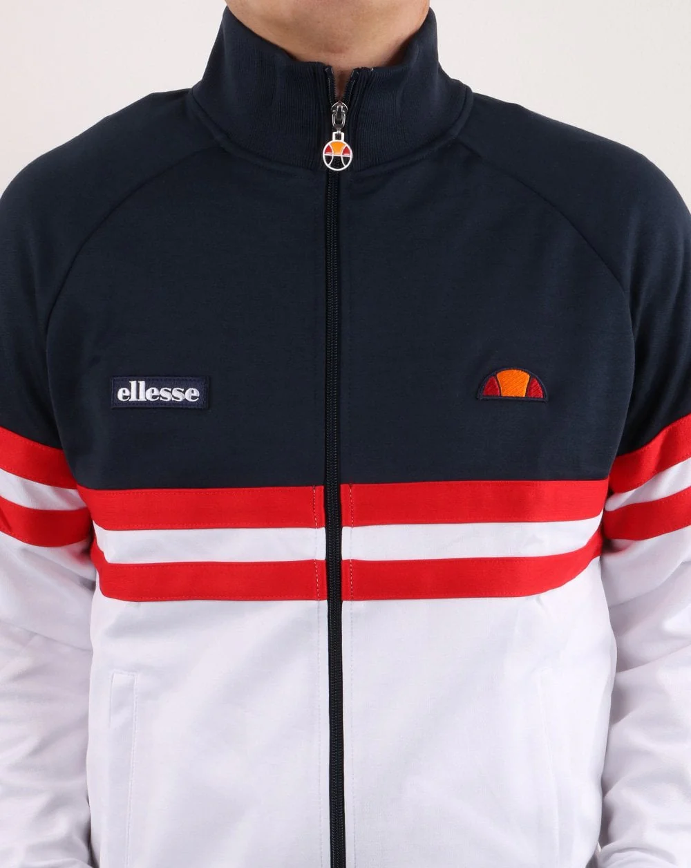Ellesse Rimini Track Top Navy/white/red - Image 4