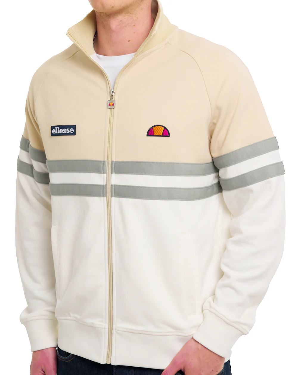 Ellesse Rimini Track Top Off White/Stone - Image 2