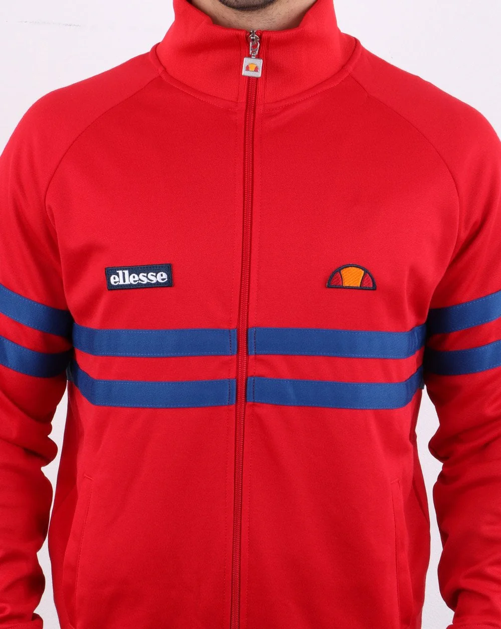 Ellesse Rimini Track Top Red/blue - Image 4