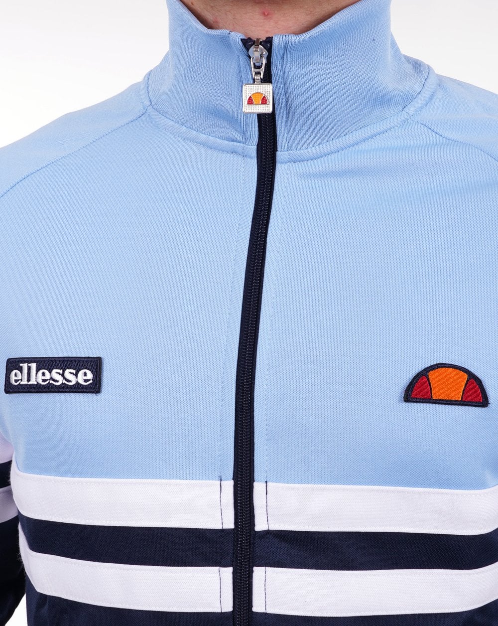 Ellesse Rimini Track Top Sky/Navy/White - Image 3