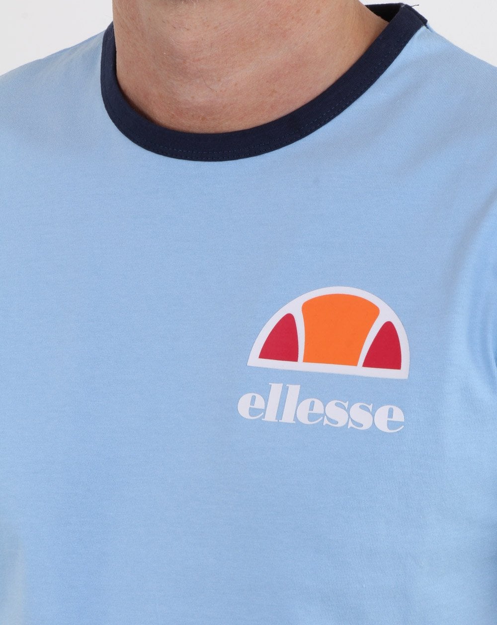 Ellesse Ringer T Shirt Sky blue - Image 3