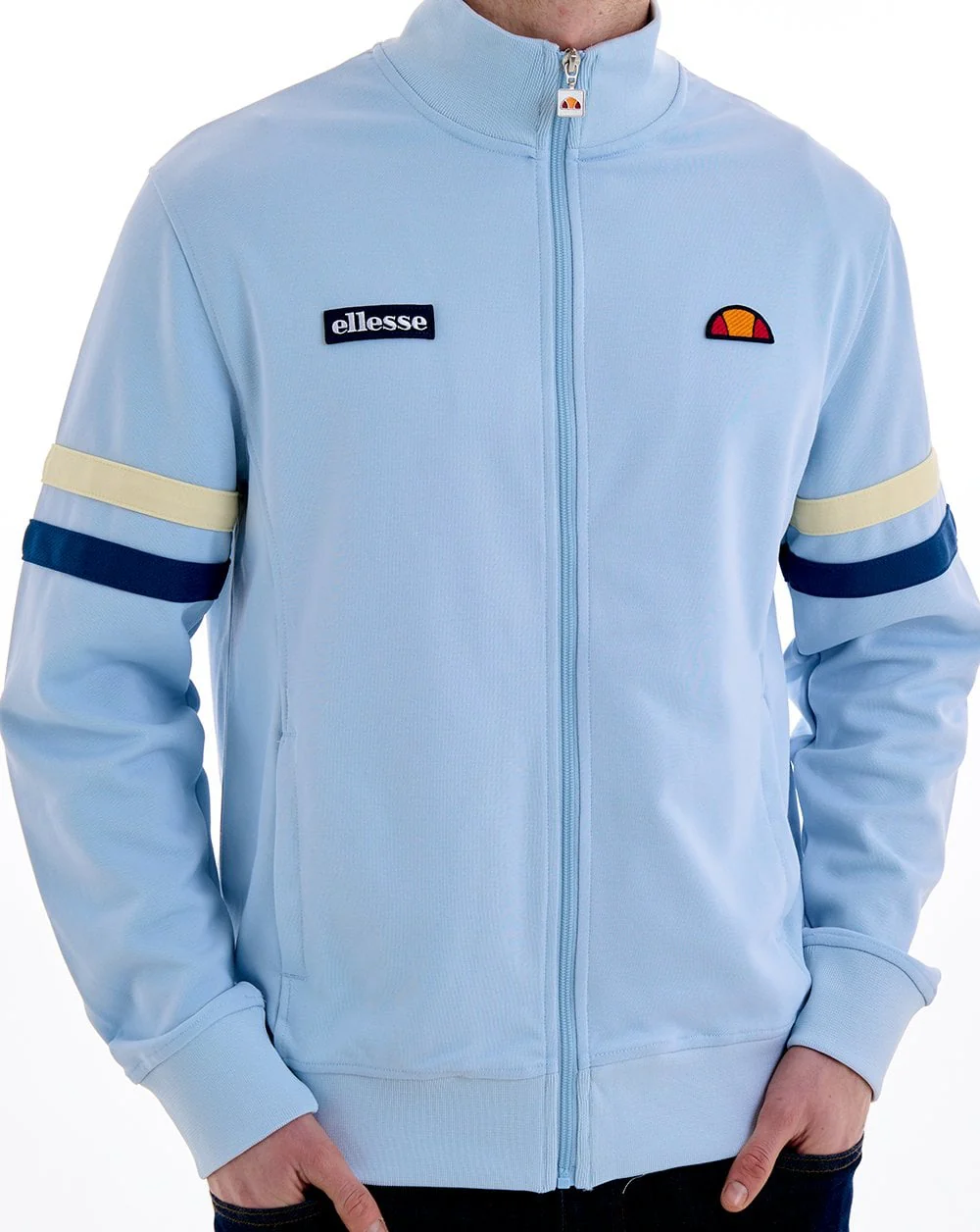Ellesse Roma Track Top Light Blue - Image 4