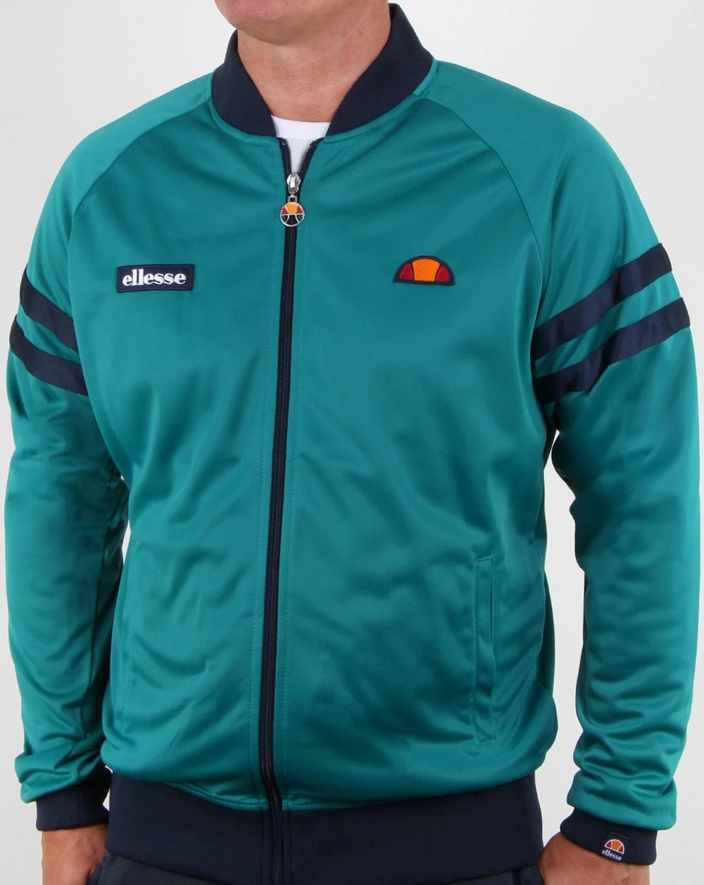 Ellesse Romeo Track Top Fanfair Green/navy - Image 2