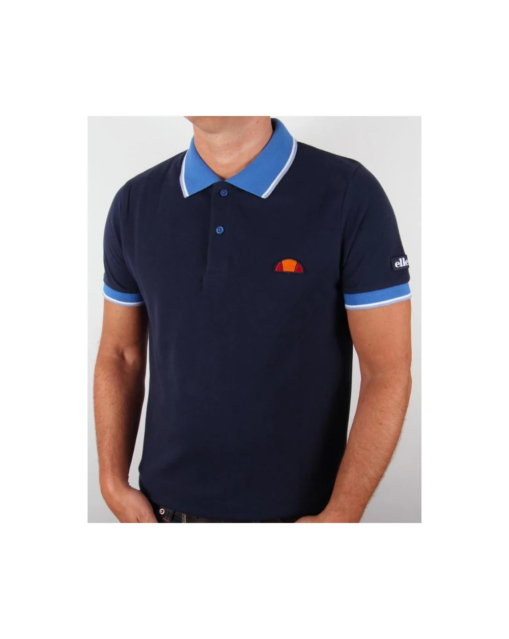 Ellesse Saturno Polo Shirt Navy