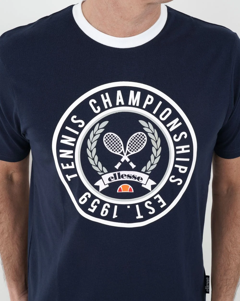 Ellesse Segna T Shirt Navy - Image 2
