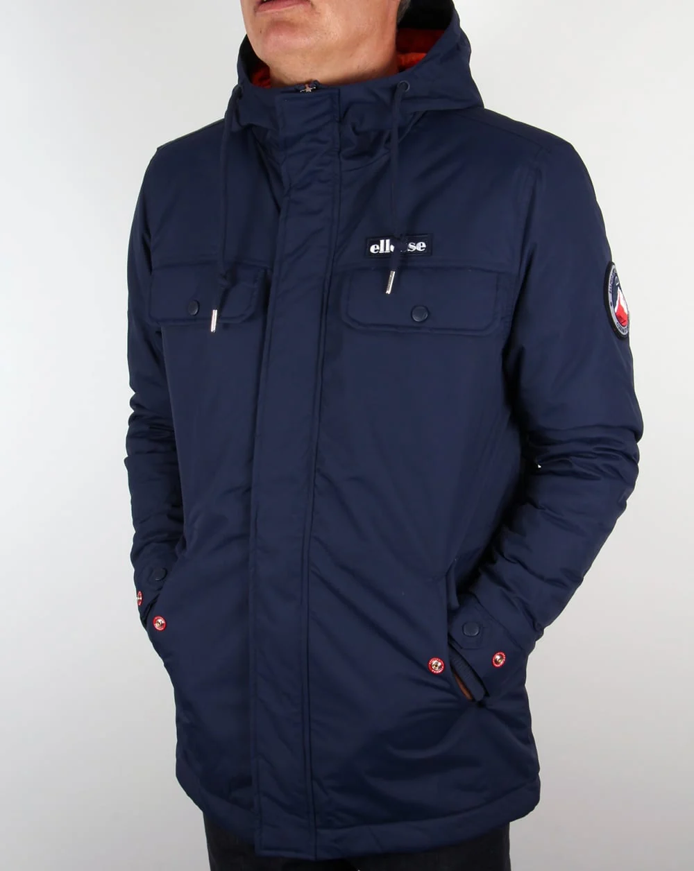 Ellesse Ski Parka Jacket Navy - Image 4