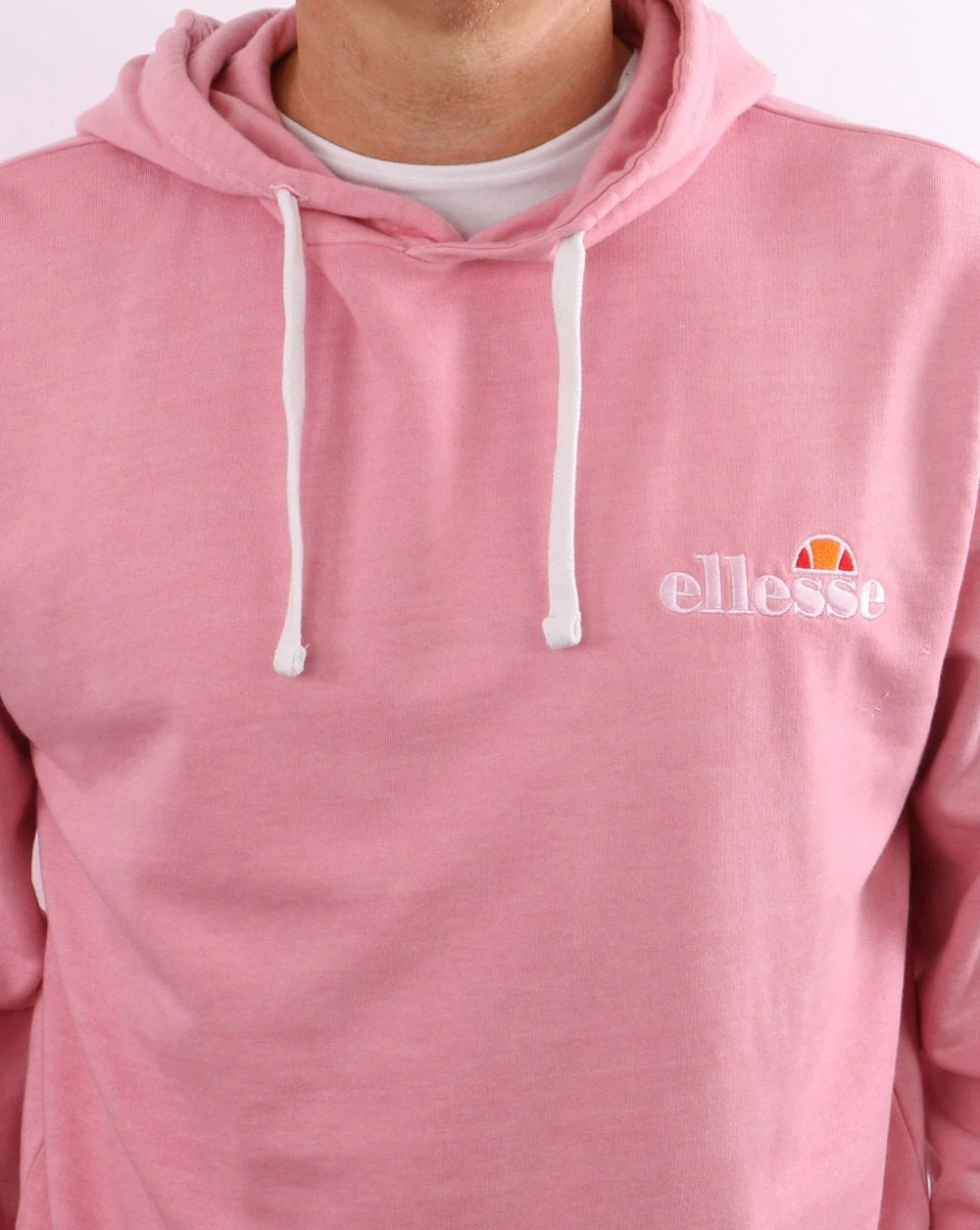 Ellesse Small Logo Hoody Faded Pink - Image 4
