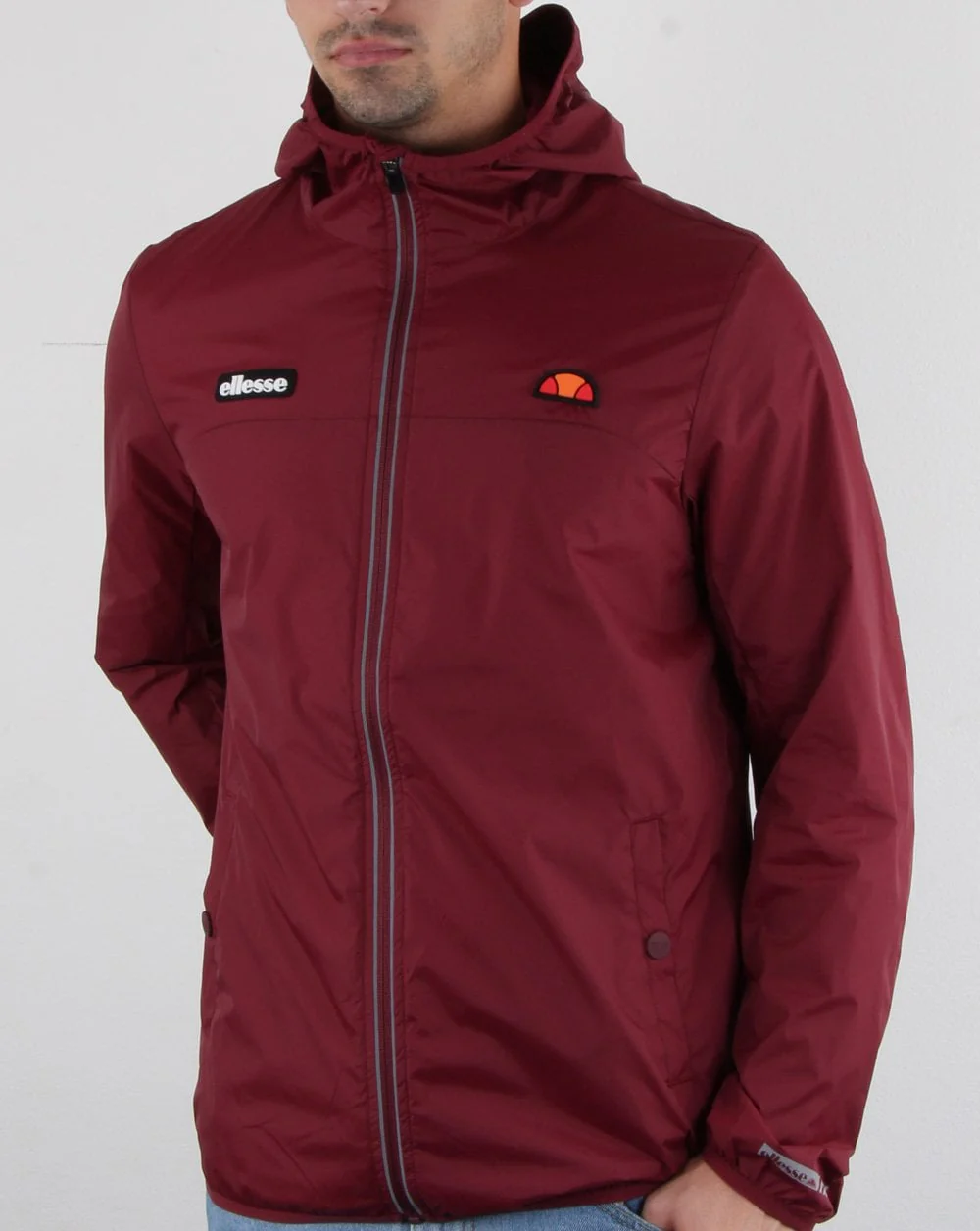 Ellesse Sortoni Jacket Burgundy - Image 2
