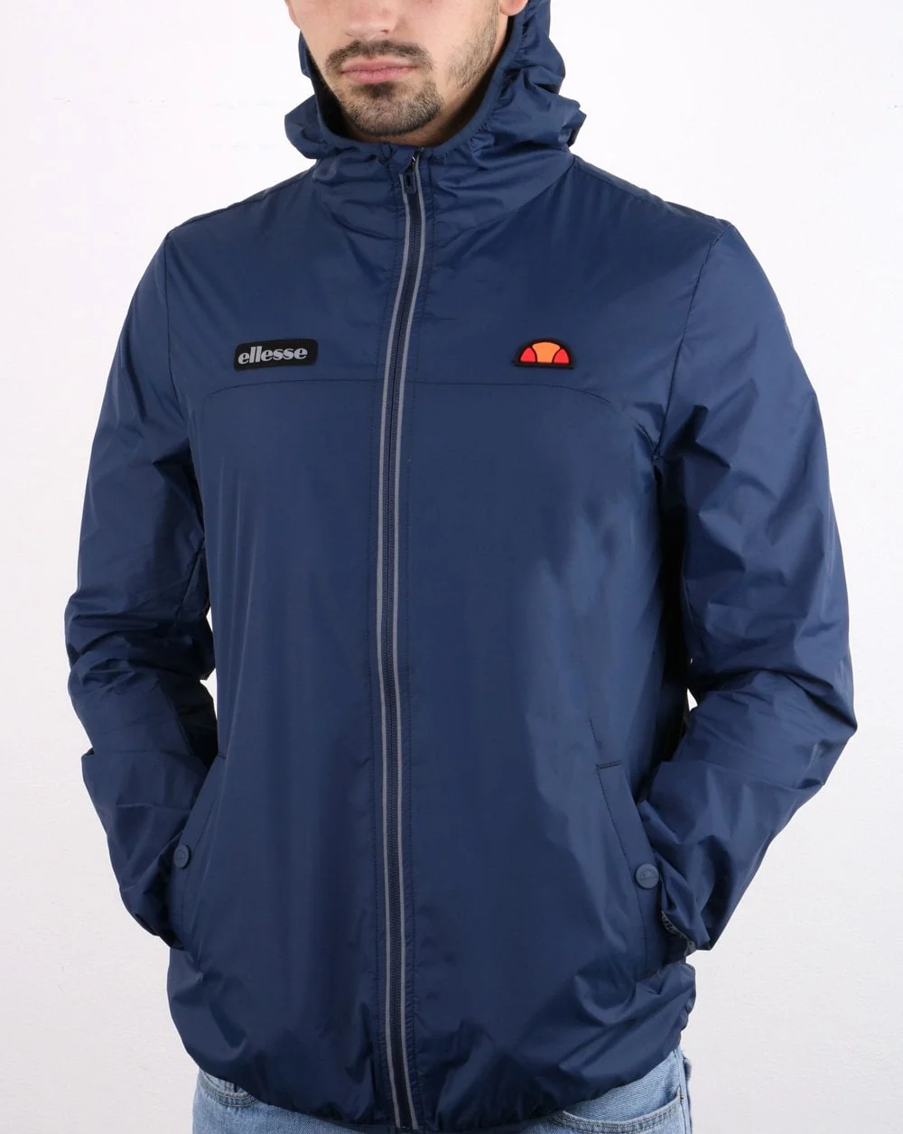 Ellesse Sortoni Jacket Navy - Image 3