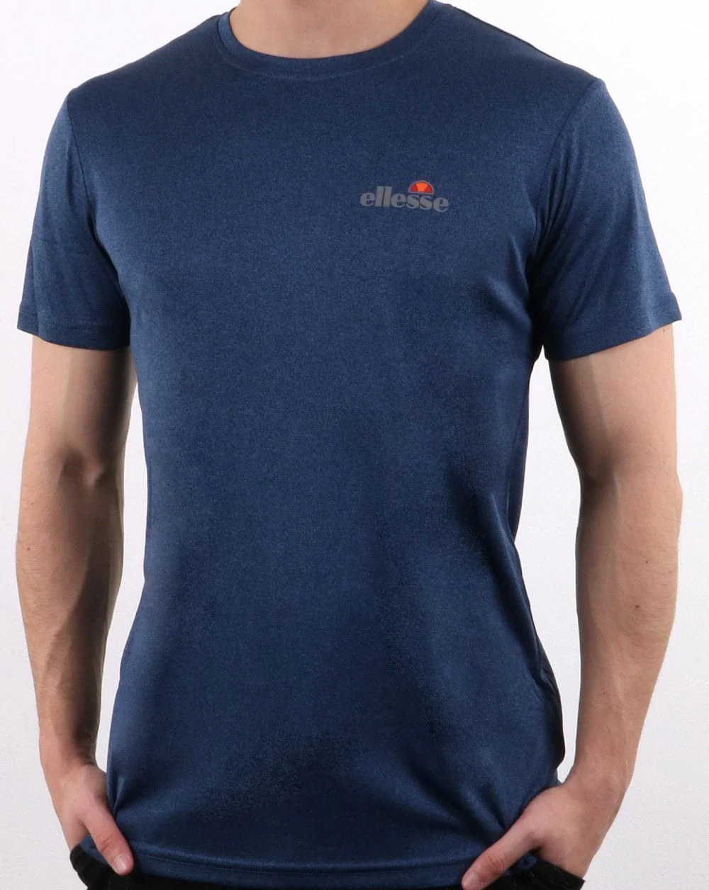 Ellesse Sport T Shirt Navy Marl