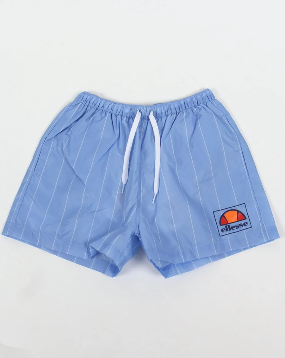 Ellesse Striped Footy Swim Shorts Sky