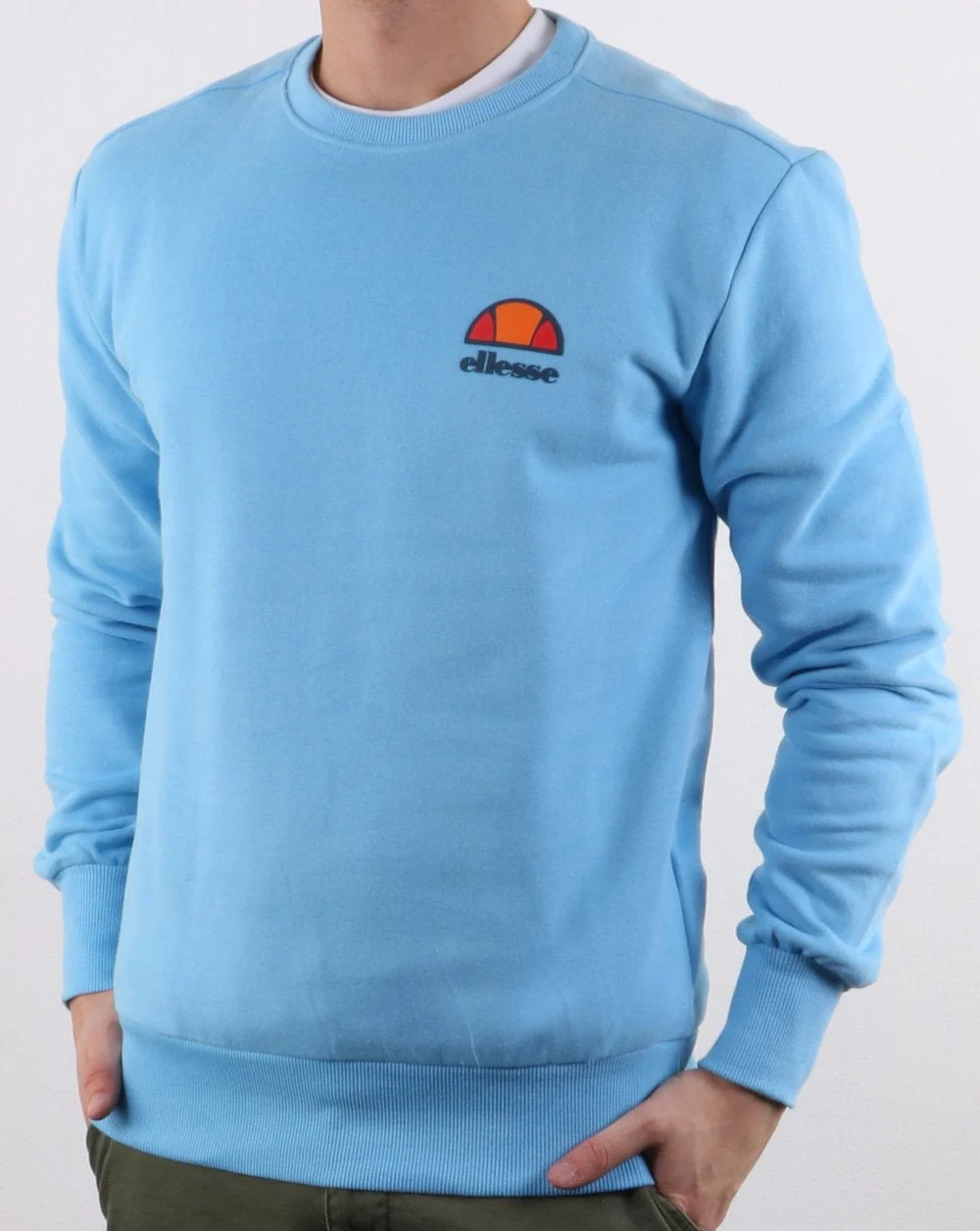 Ellesse Sweatshirt Light Blue - Image 2