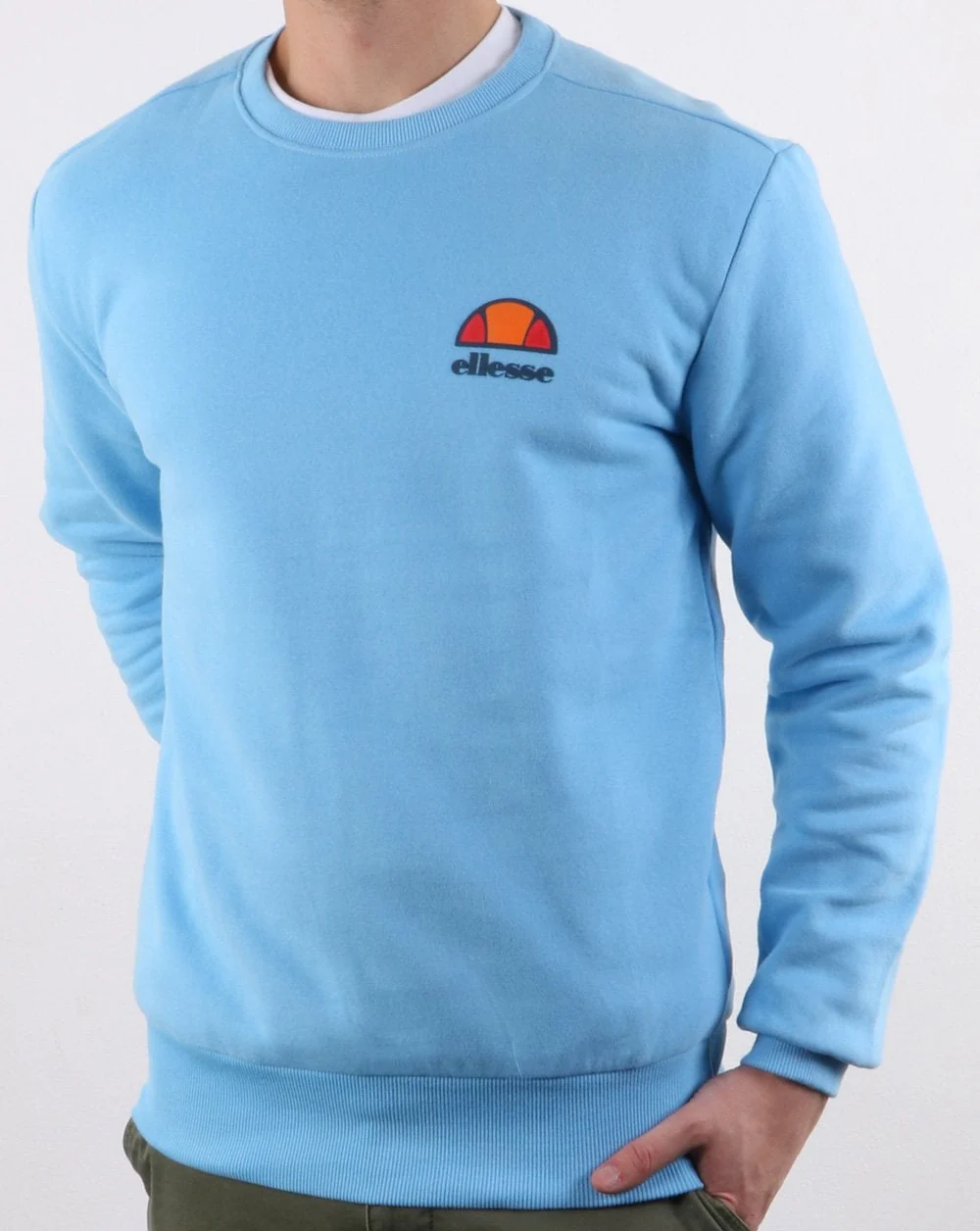 Ellesse Sweatshirt Light Blue - Image 3