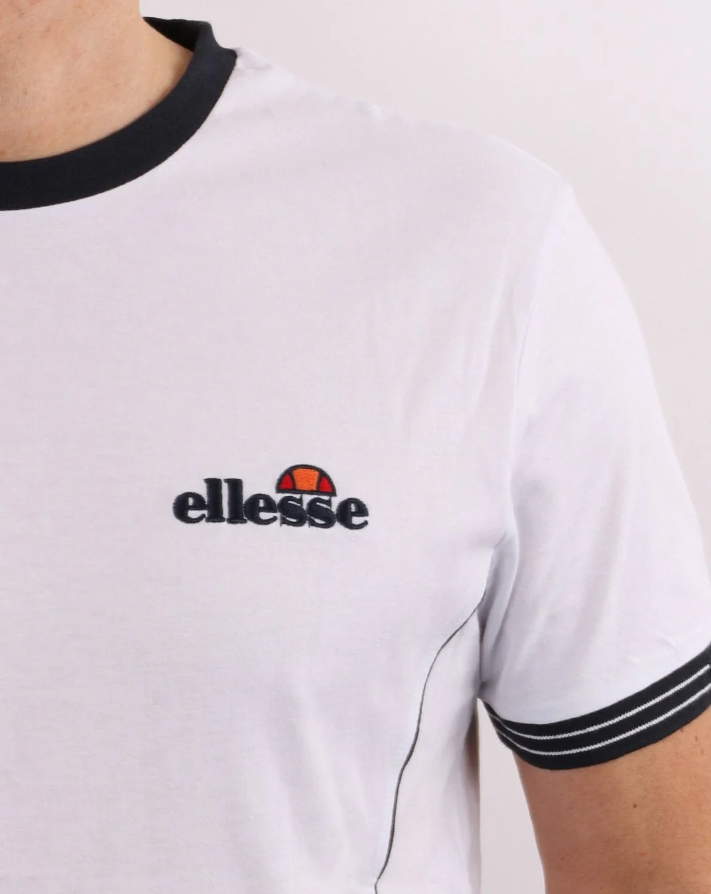 Ellesse Terracotta T Shirt White - Image 3