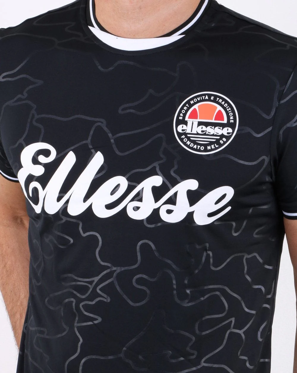 Ellesse Vico T Shirt Black - Image 2