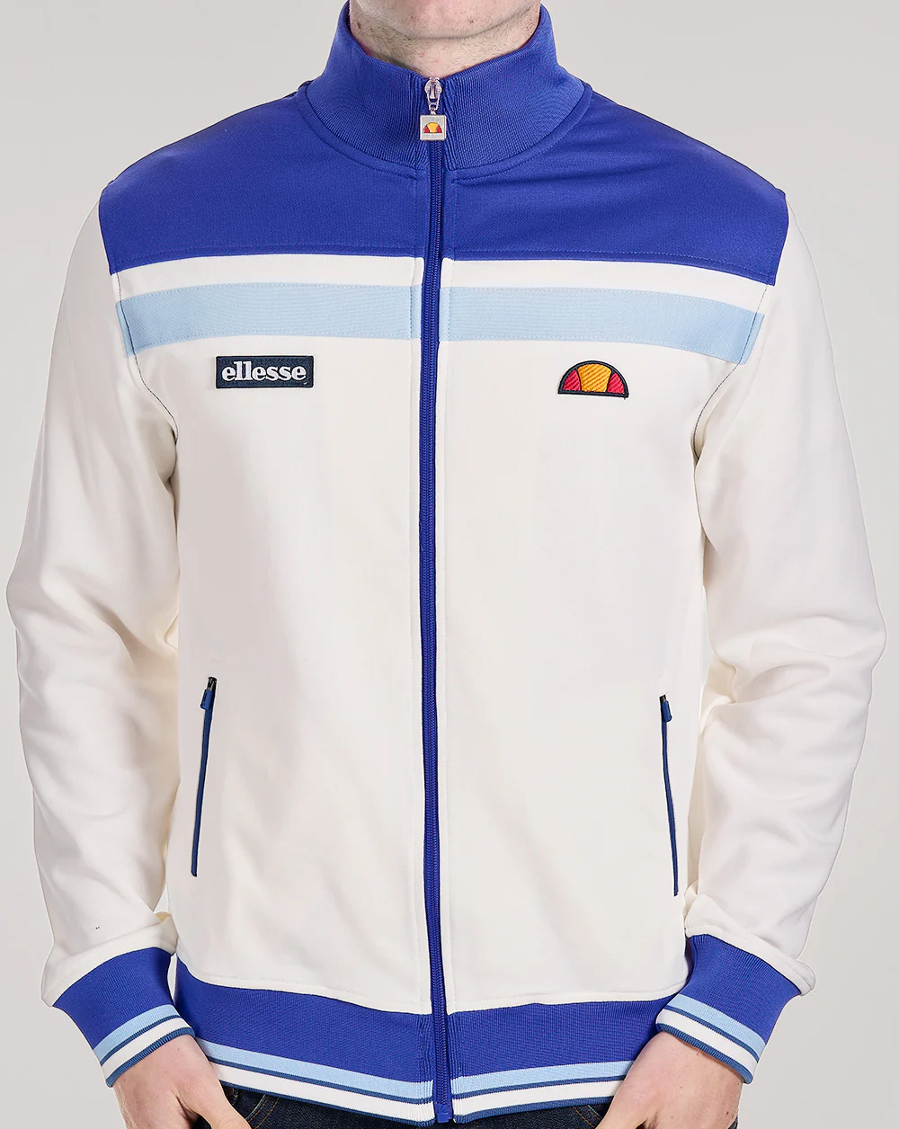 Ellesse Vignola Track Top Off White/Blue