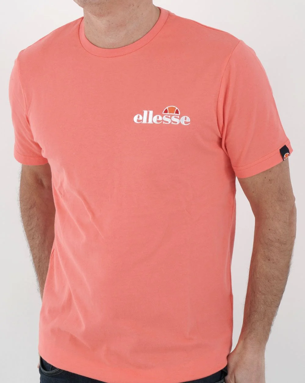 Ellesse Voodoo T Shirt Coral - Image 3