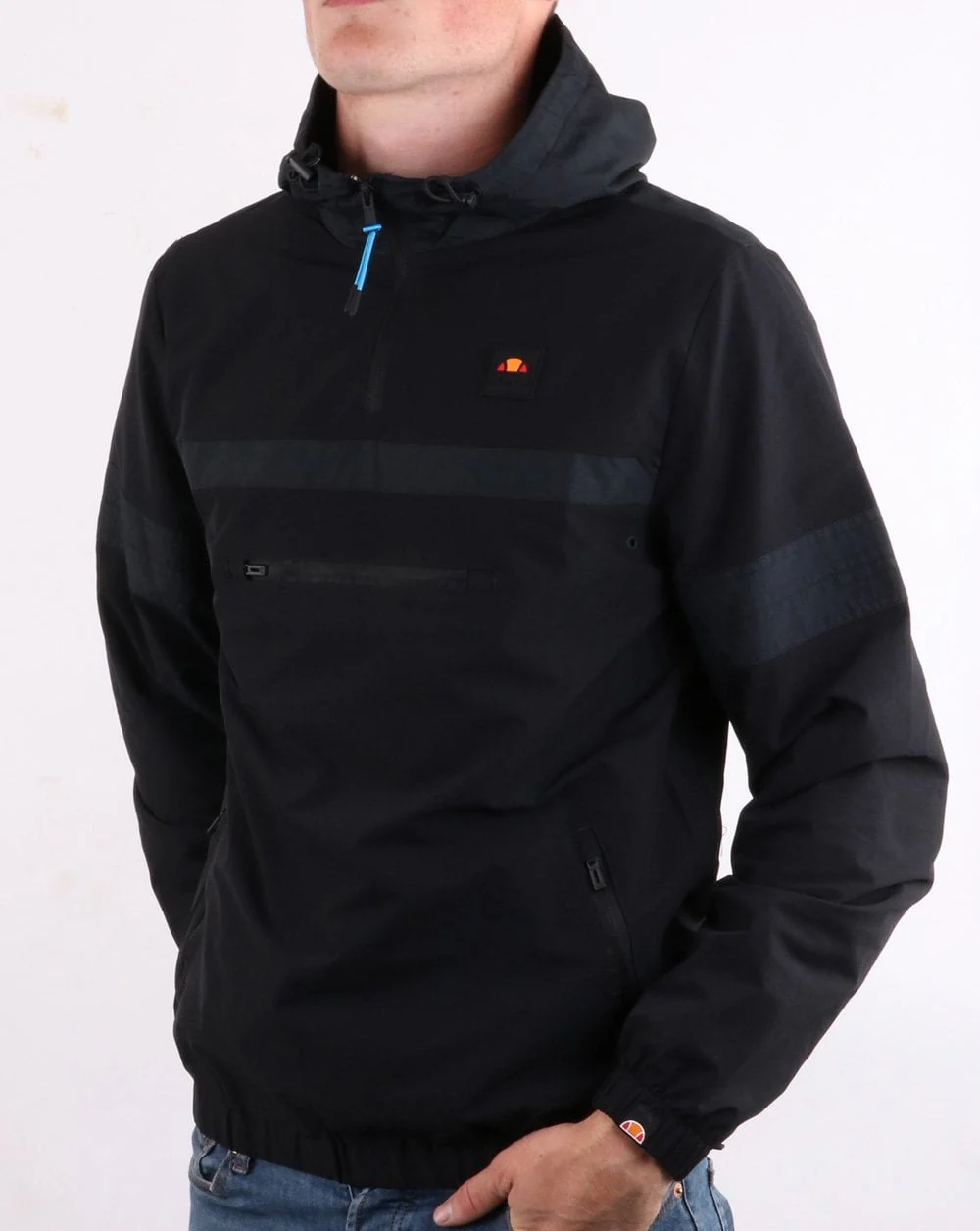 Ellesse Ziote Overhead Jacket Black - Image 2
