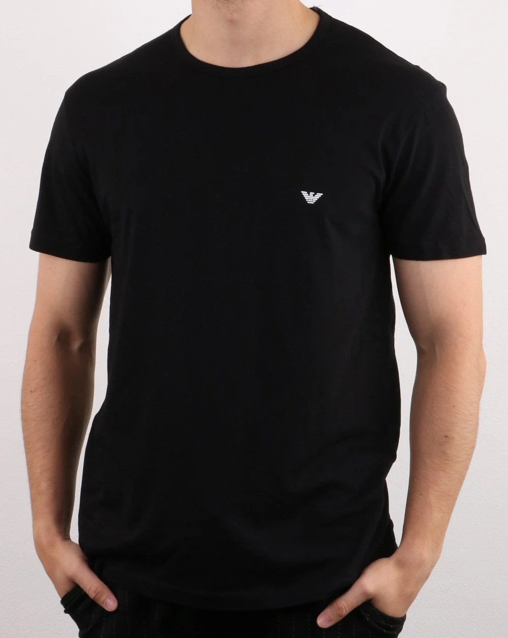 Emporio Armani 2 Pack T Shirts Black/white - Image 2