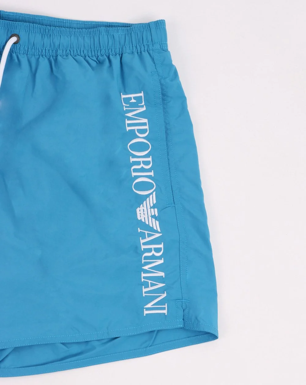 Emporio Armani Classic Swim Shorts Turquoise - Image 2