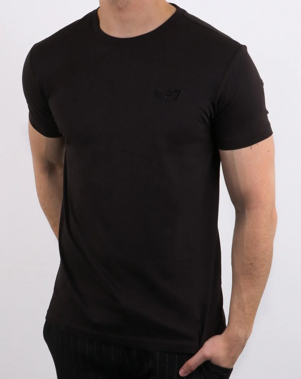 Emporio Armani EA7 Core T-Shirt Black - Image 2