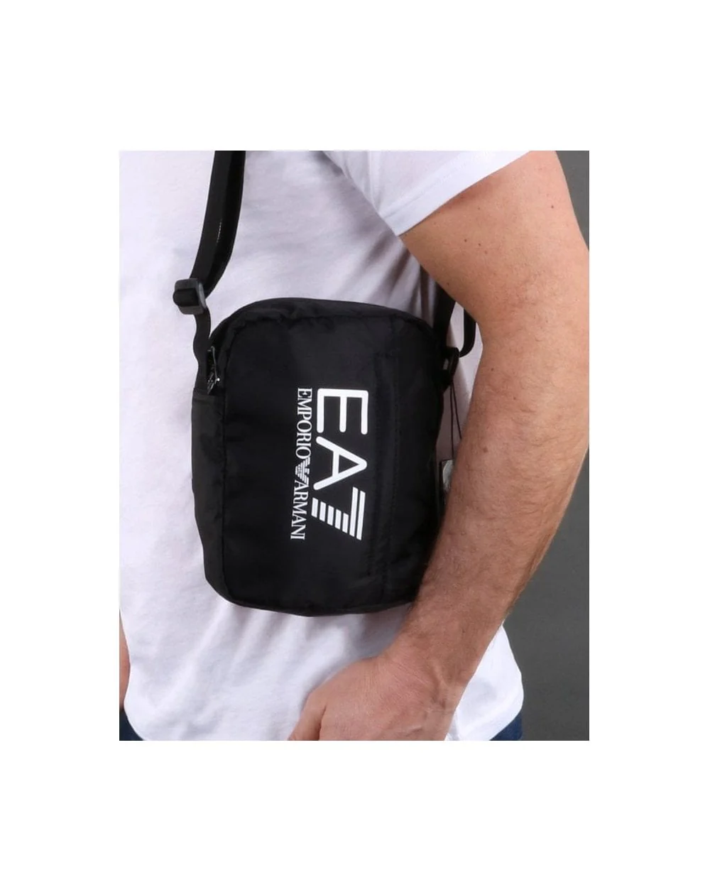 Emporio Armani EA7 Cross Body Bag Black - Image 2