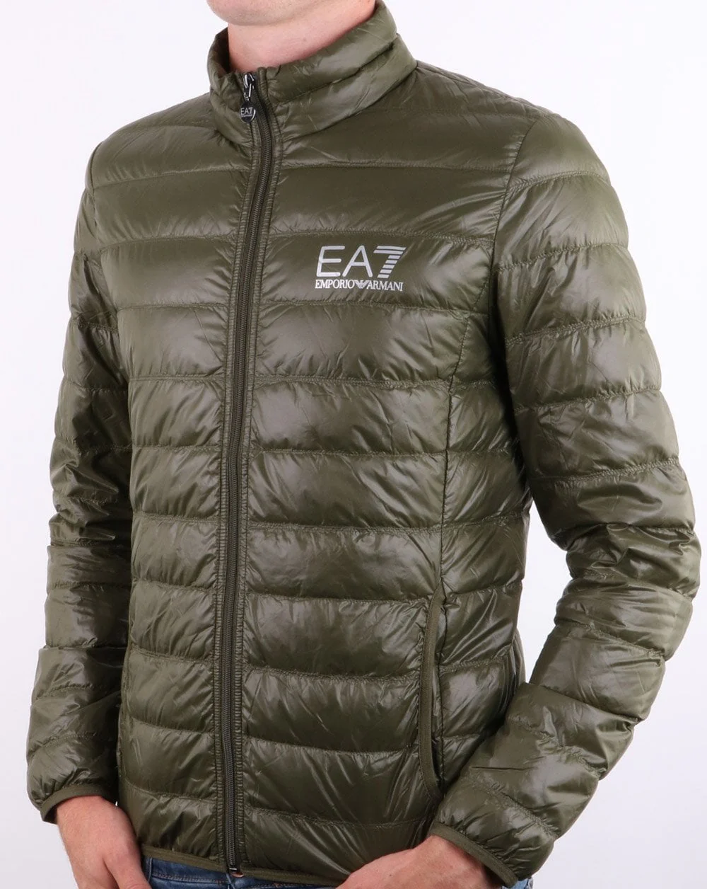 Emporio Armani EA7 Down Jacket Forest Night
