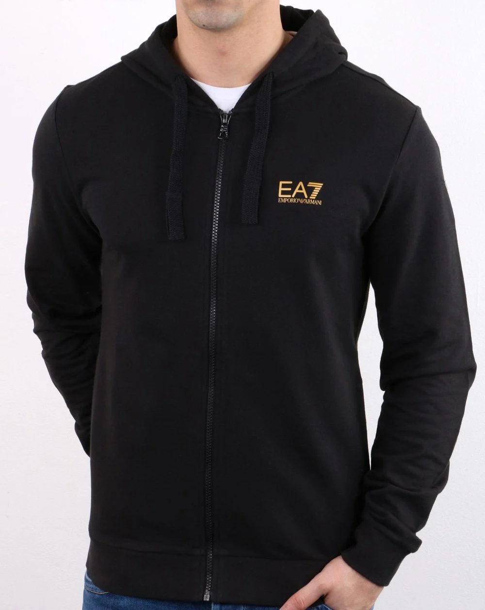 Emporio Armani EA7 Hoodie Black - Image 2