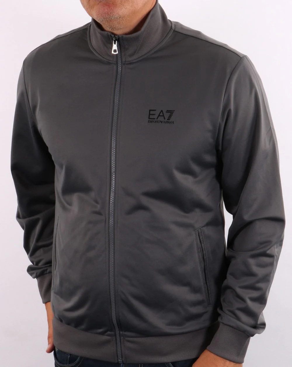 Emporio Armani EA7 Polyester Tracksuit Metal Grey - Image 4