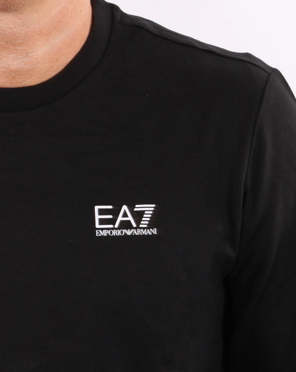 Emporio Armani EA7 Sweatshirt Black/White - Image 3