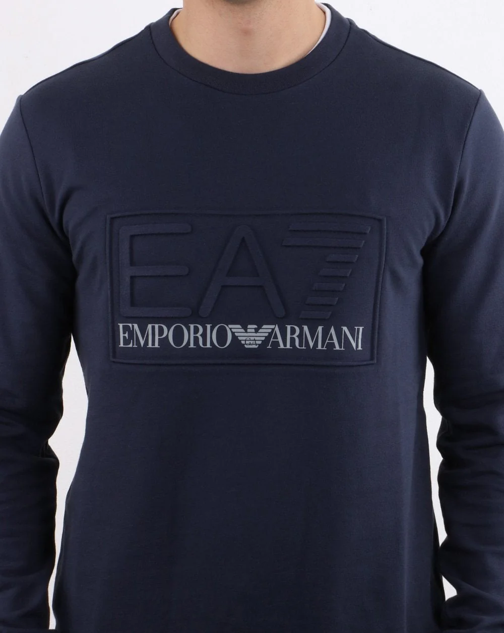 Emporio Armani EA7 Sweatshirt Navy - Image 3