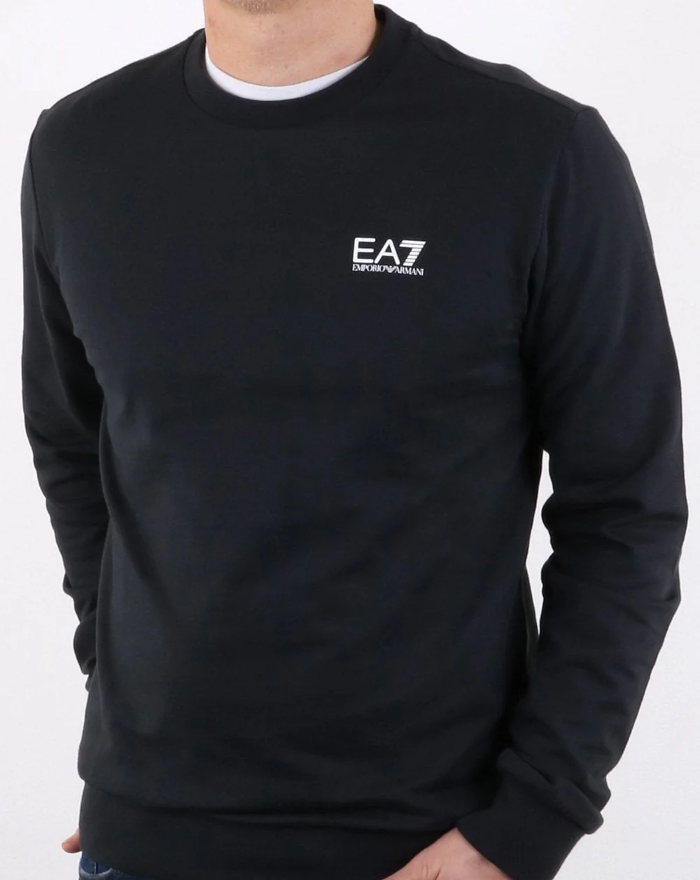 Emporio Armani EA7 Sweatshirt Navy Blue - Image 2