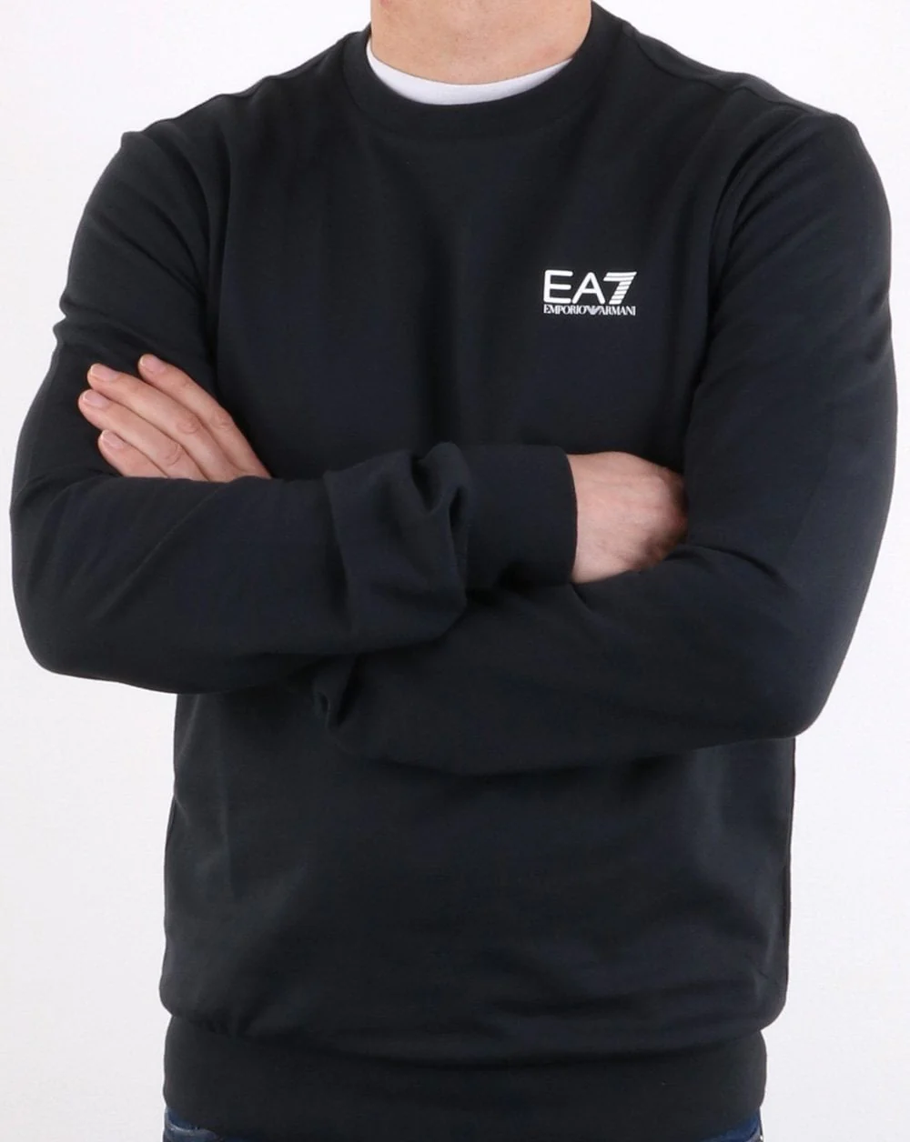 Emporio Armani EA7 Sweatshirt Navy Blue - Image 3