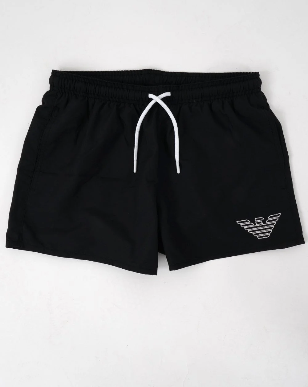 Emporio Armani Eagle Swim Shorts Black