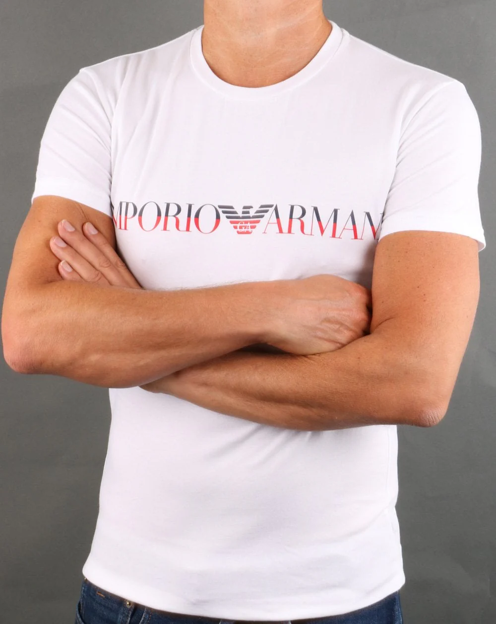 Emporio Armani Fashion Waistband Loungewear T-shirt White - Image 2