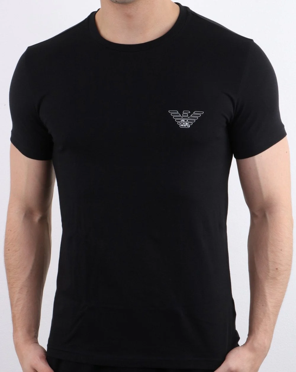 Emporio Armani Organic Cotton Loungewear T-shirt Black