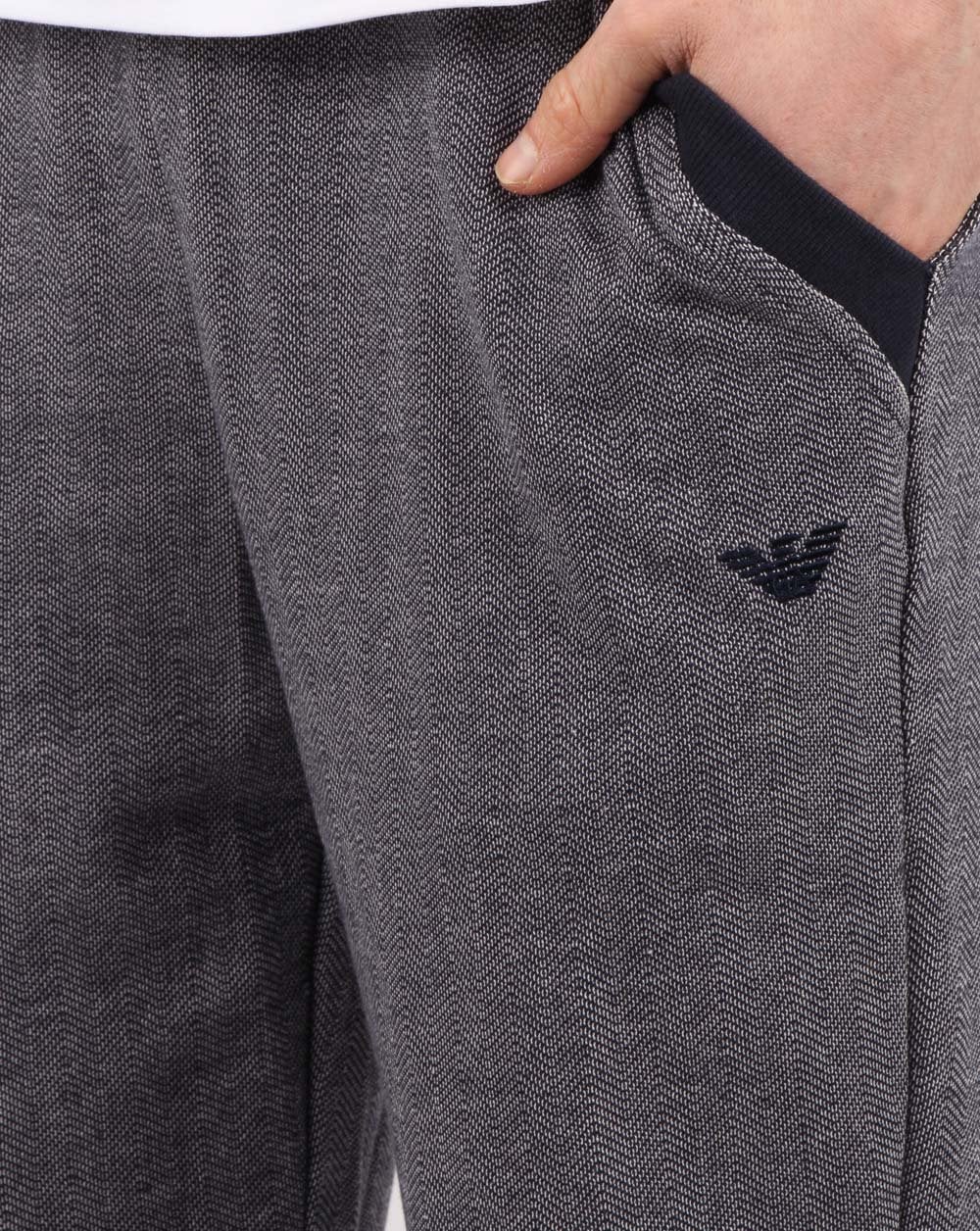 Emporio Armani Sweat Pants BlueGrey - Image 2