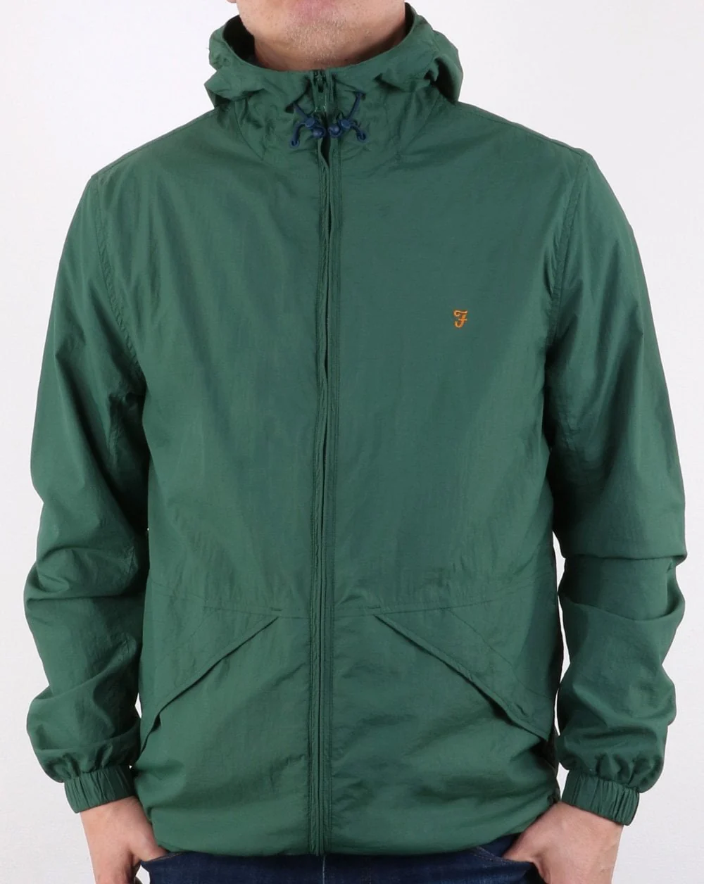 Farah Astoria Hooded Coat Lawn Green