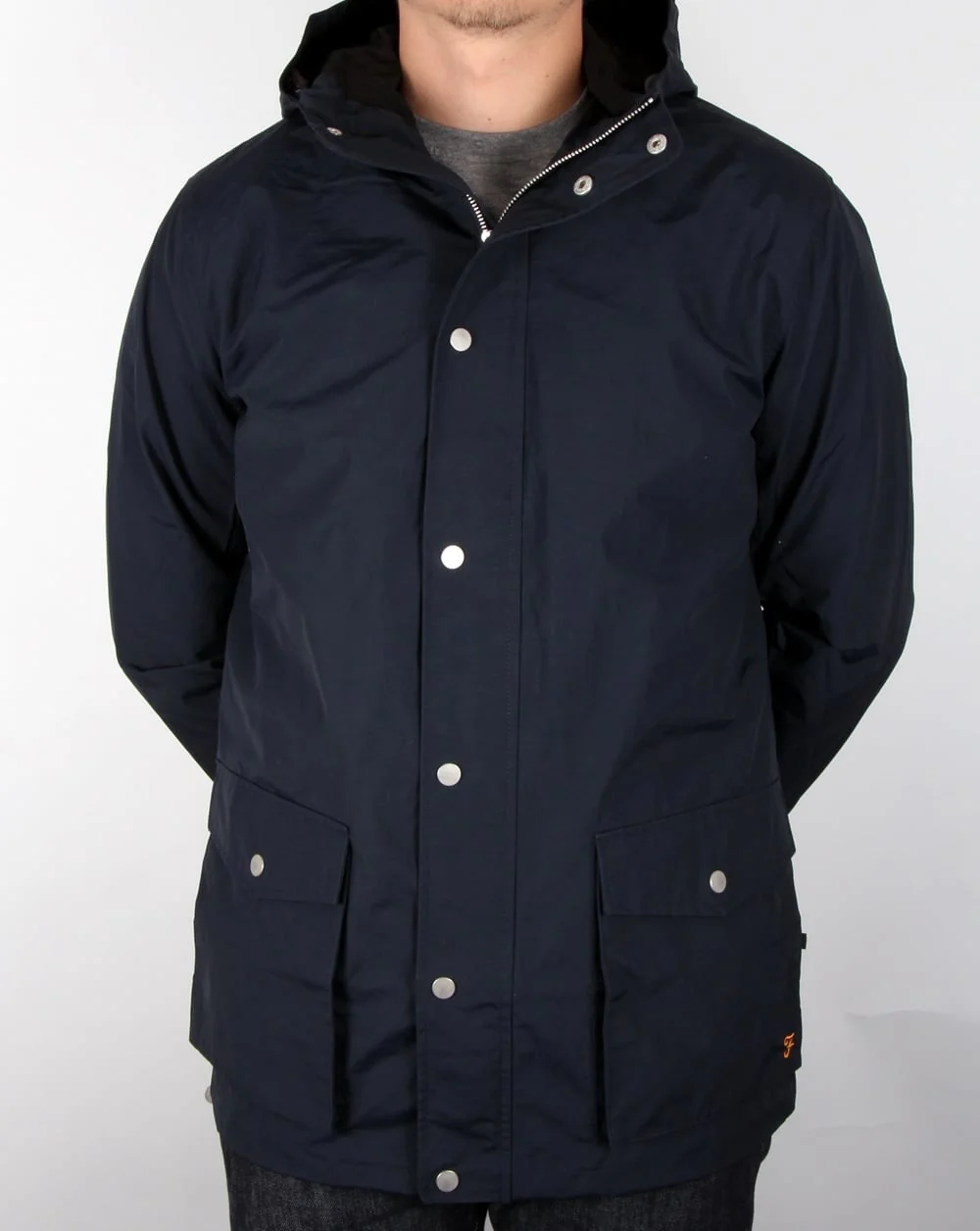 Farah Atwood Parka True Navy