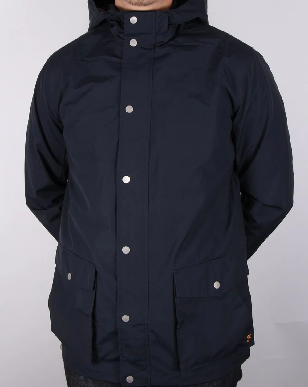Farah Atwood Parka True Navy - Image 2